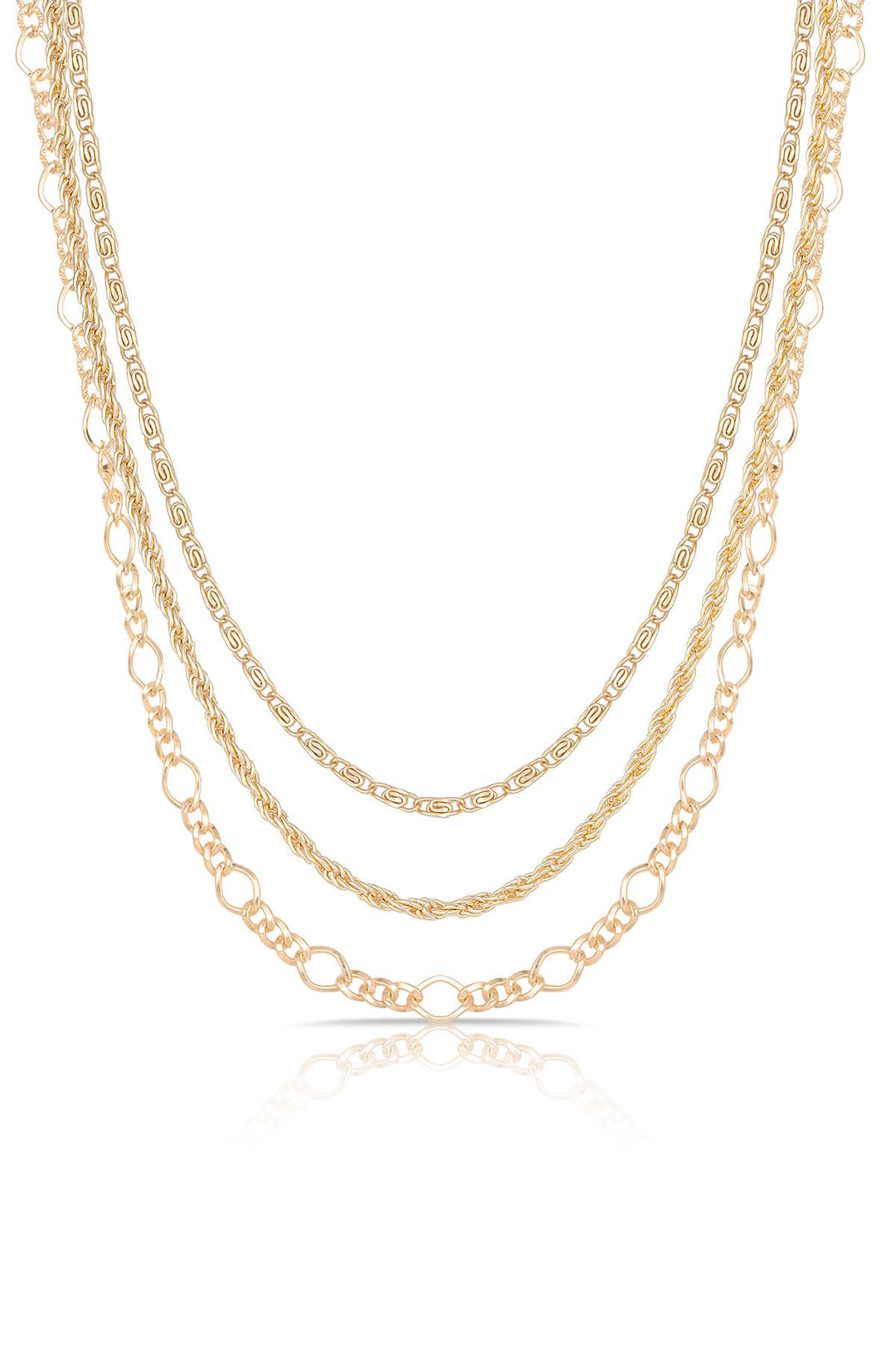 NVM TOPSHOP Time TSJ30101-201-G Women's Multi Necklace - Lehrte
