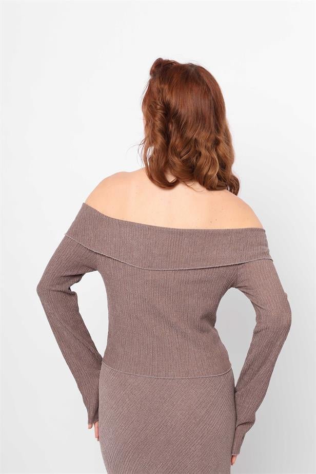 RYN Wholesale Knitted Blouse Brown - Brühl