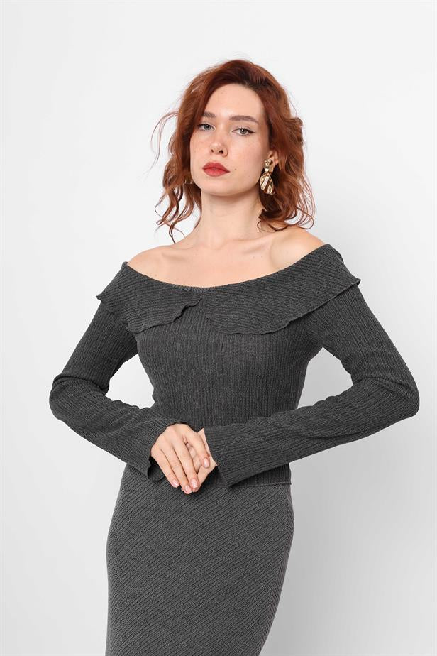 RYN Wholesale Knitted Black Blouse - St. Cloud