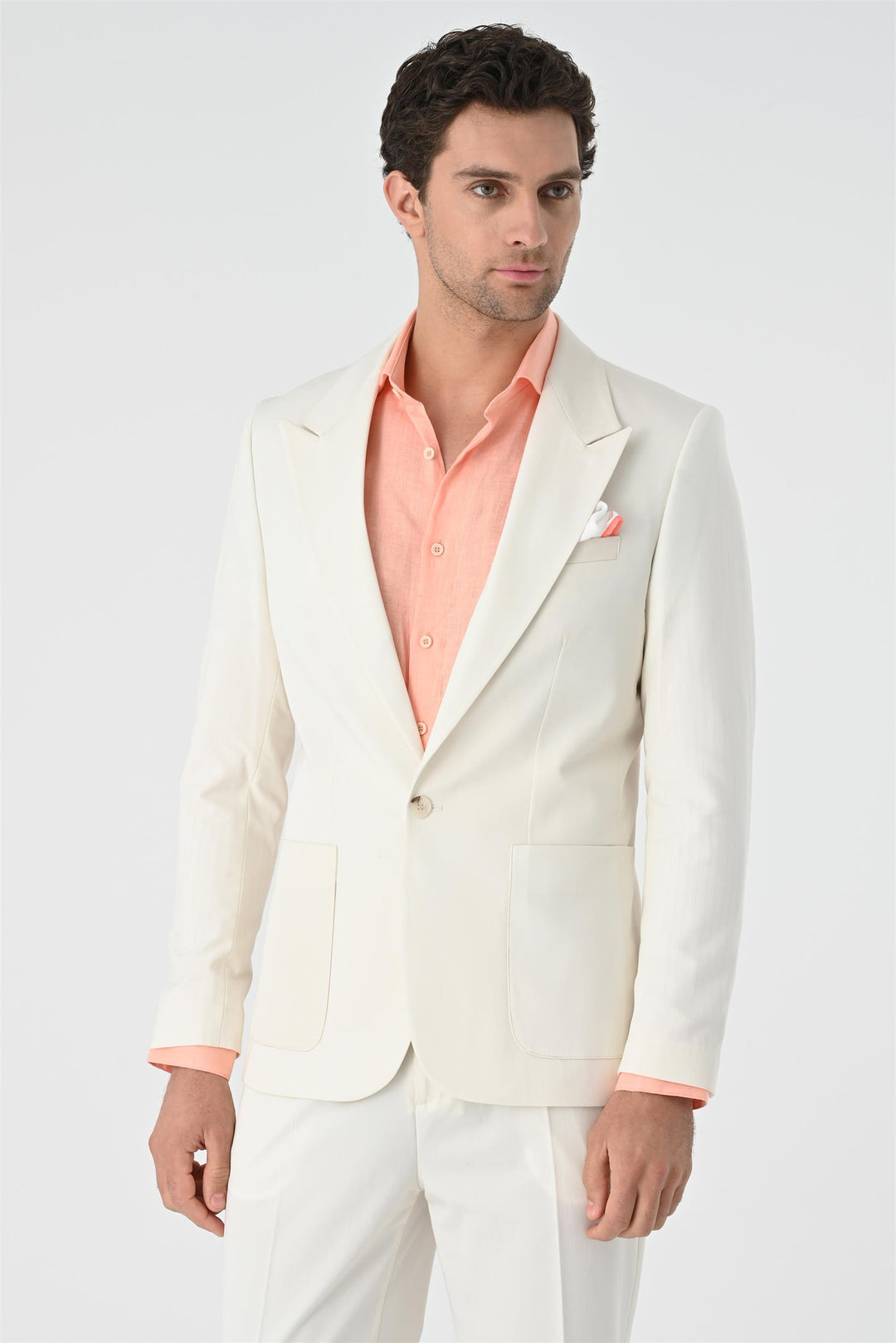 ANT Single Button Men's Jacket With Bag Pocket - Huelva