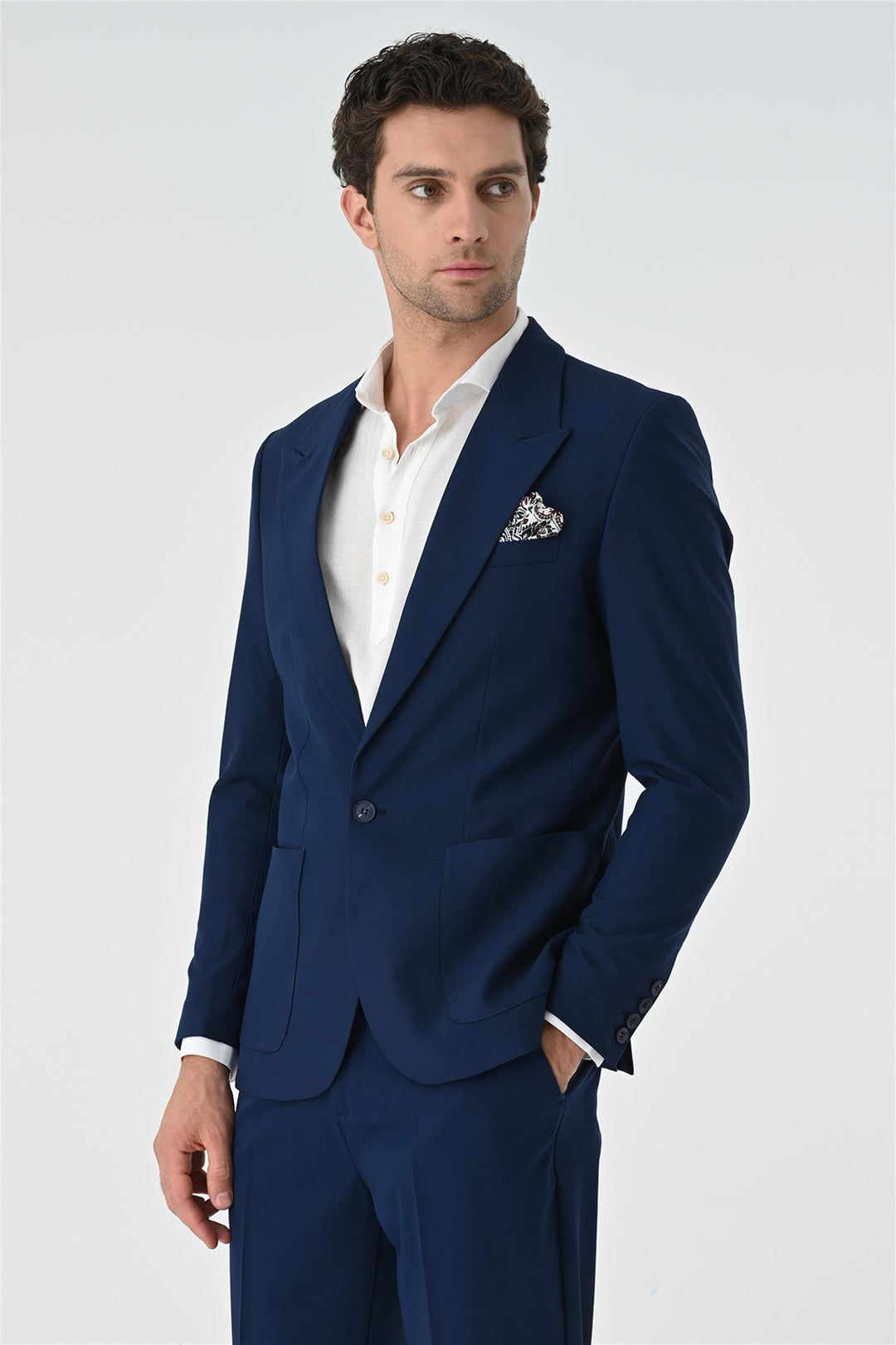 ANT Single Button Men's Jacket With Bag Pocket - Granadilla de Abona