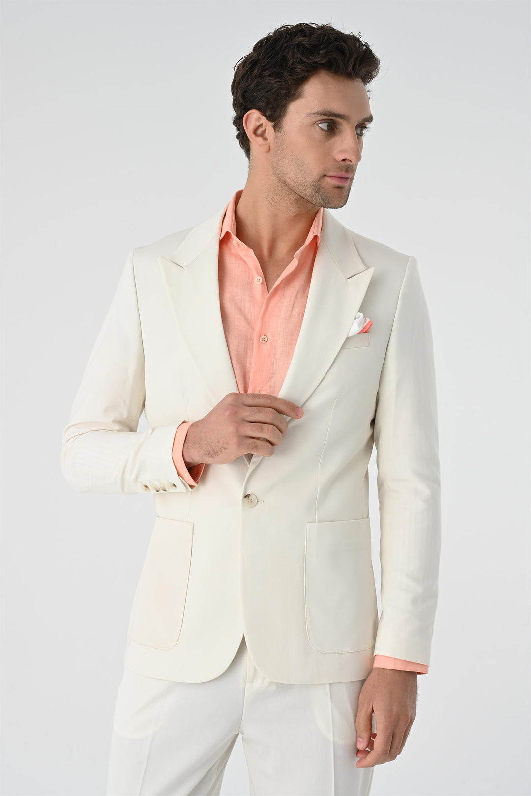 ANT Single Button Men's Jacket With Bag Pocket - Huelva