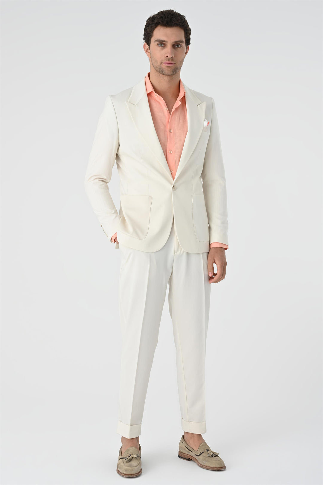 ANT Single Button Men's Jacket With Bag Pocket - Huelva