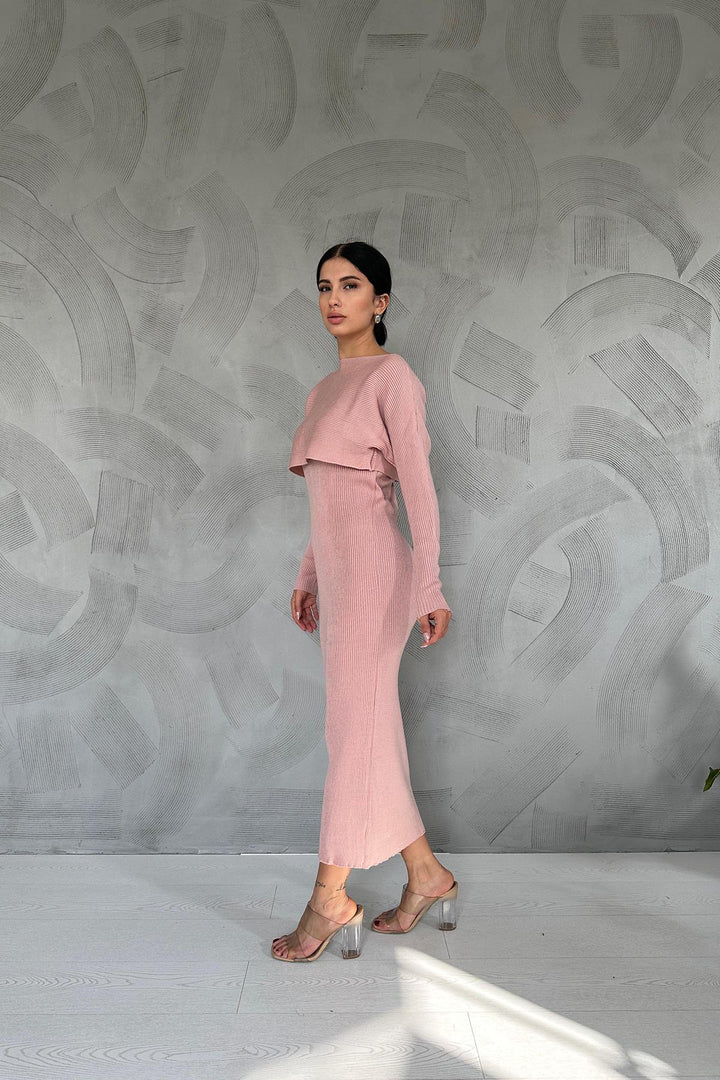ELS Knit Blouse and Dress Suit - Powder - Witten