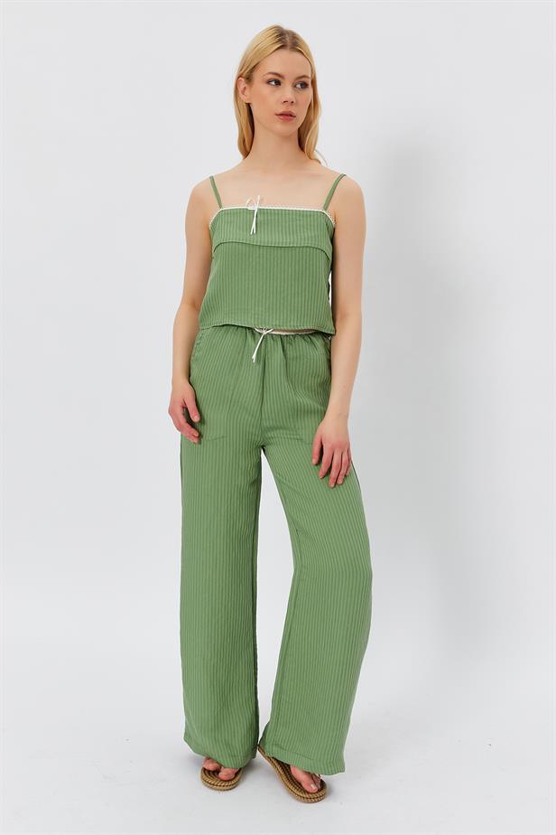 RYN Rope Strap Blouse - BEIGE - Hutchinson