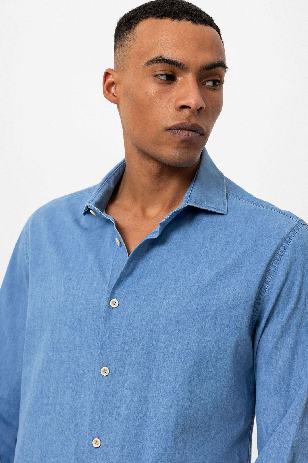 ANT Long Sleeve Men's Denim Shirt - Charlottetown