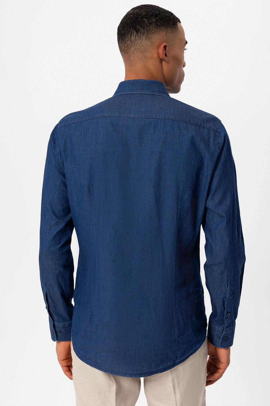 ANT Long Sleeve Men's Denim Shirt - Kilmarnock
