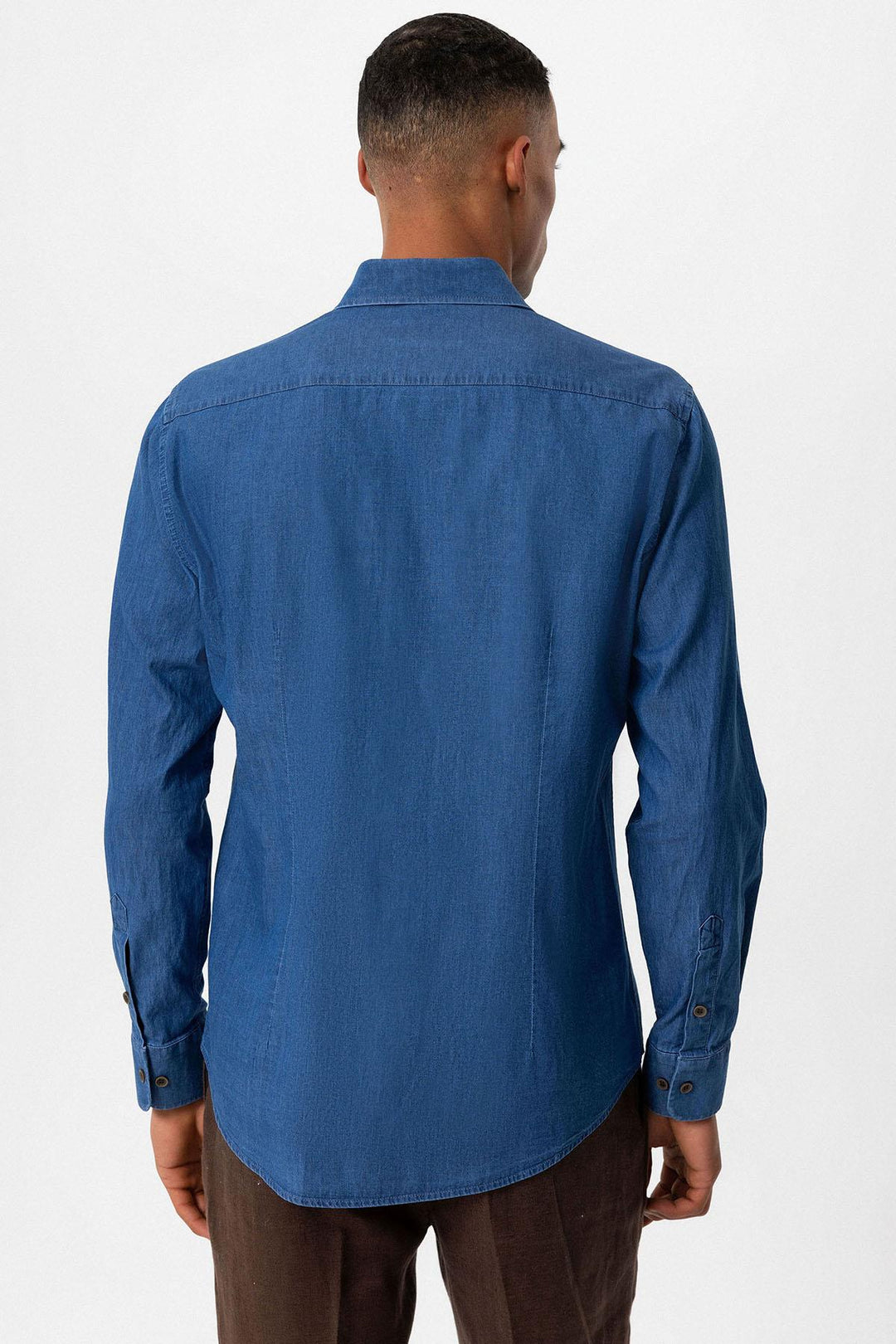 ANT Long Sleeve Men's Denim Shirt - Hardenberg