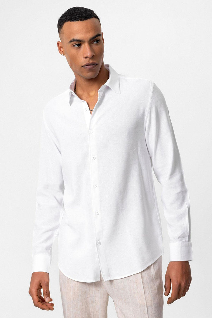ANT Long Sleeve Linen Shirt - Vila Real