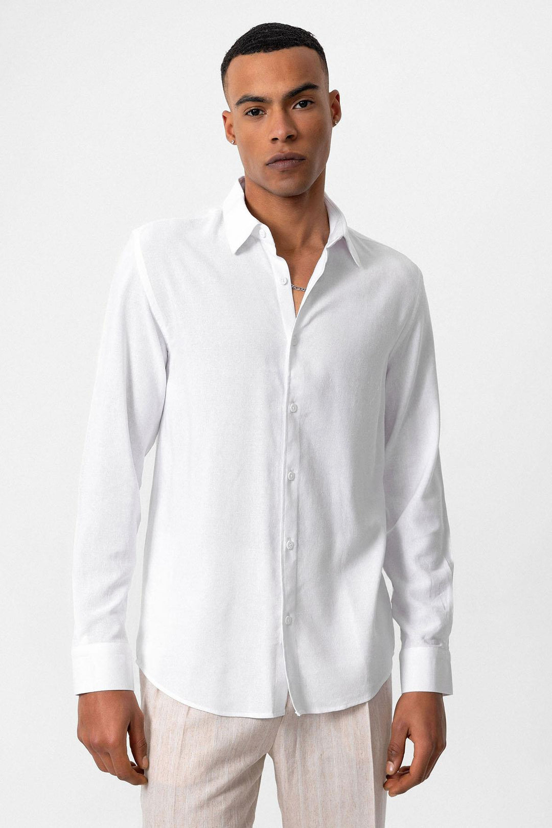 ANT Long Sleeve Linen Shirt - Vila Real