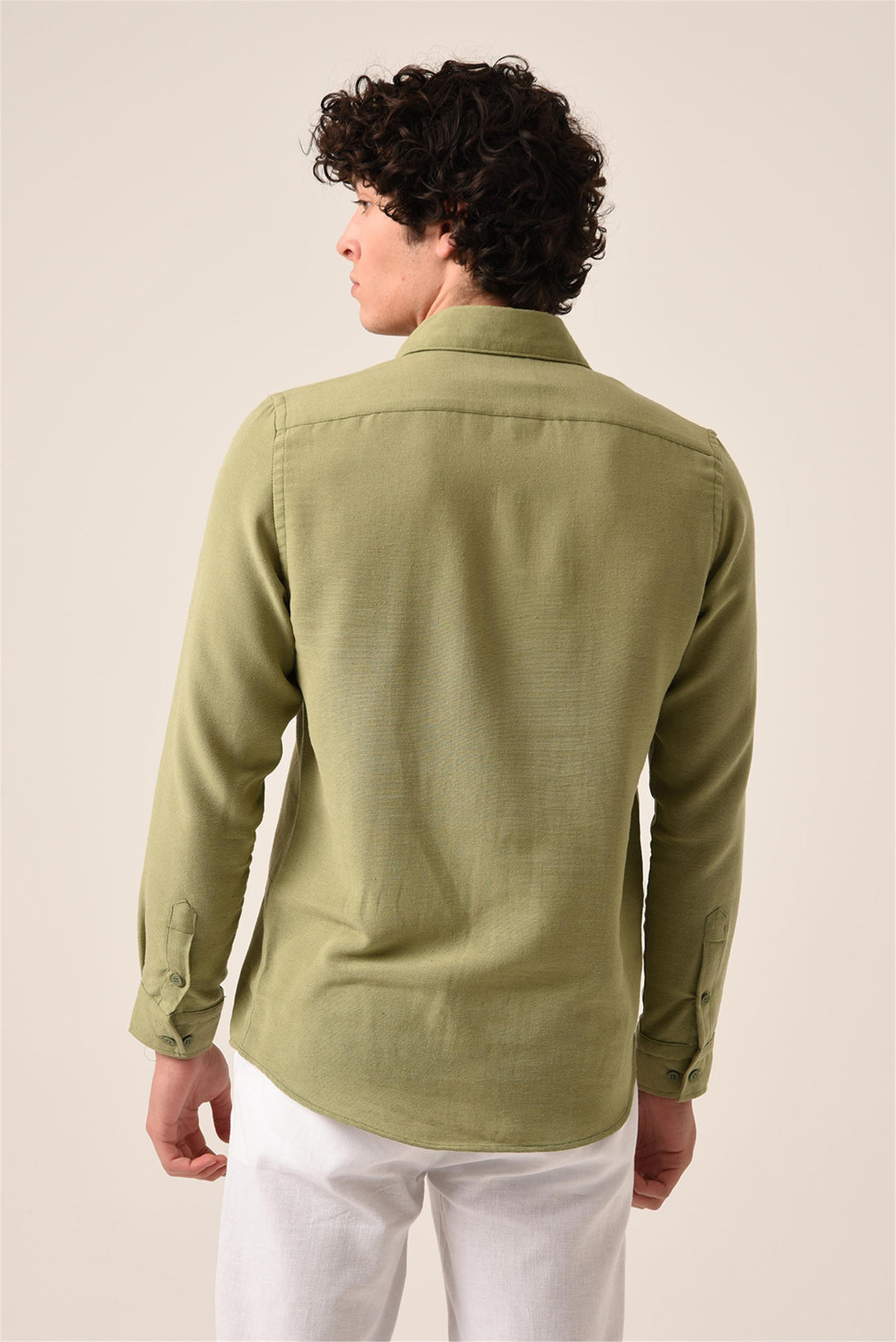 ANT Long Sleeve Linen Shirt - Springfield