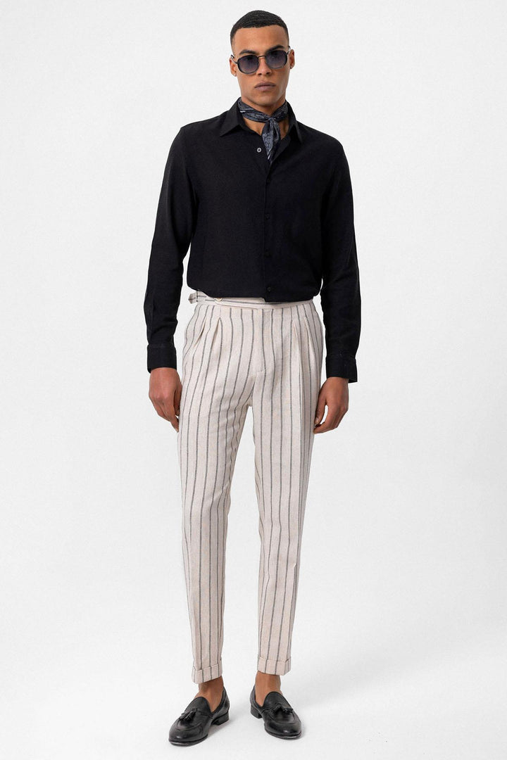 ANT Long Sleeve Linen Shirt - Columbia