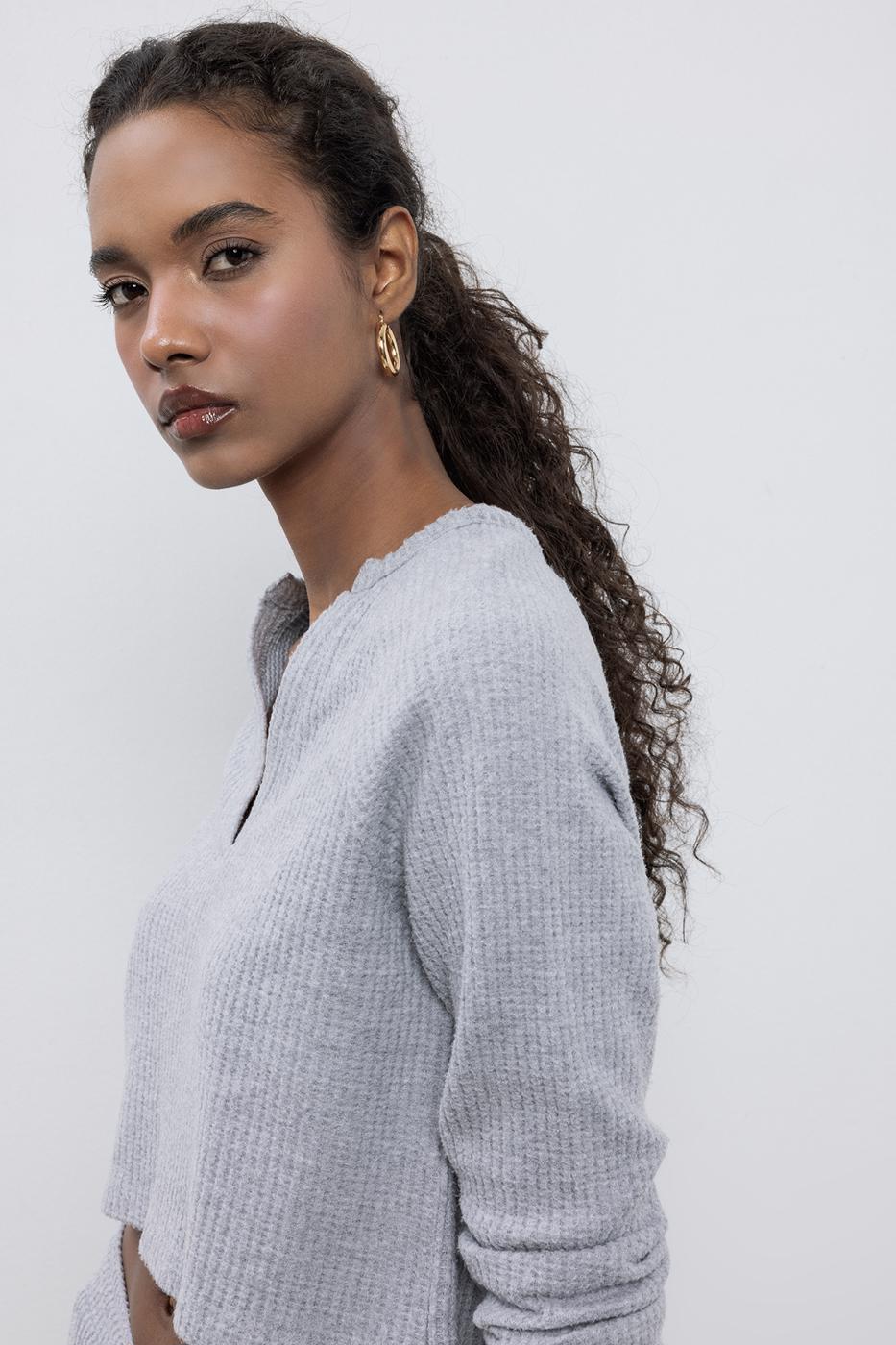 BSL Women V-Neck Detailed Blouse - Temascal