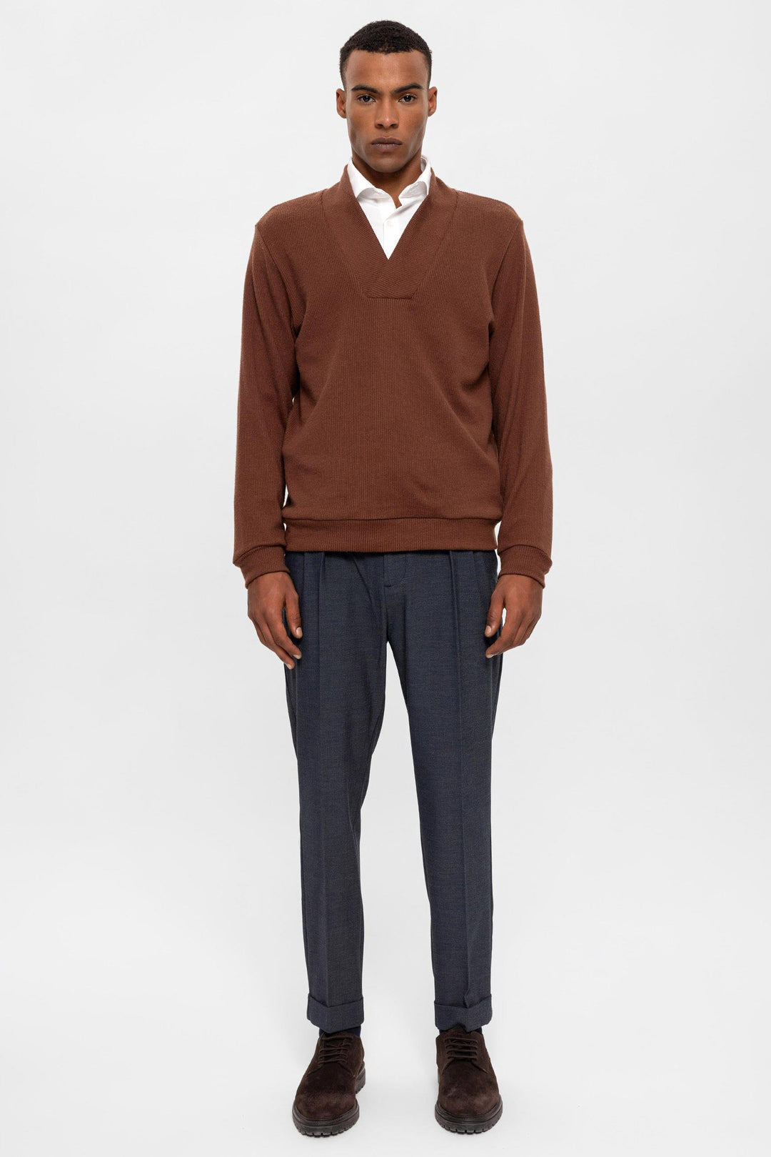 ANT V-Neck Men's Sweater - Niort