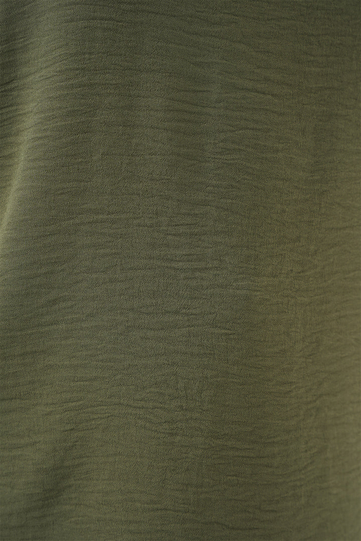 BGD Women V Neck Sleeveless Blouse 950 - Khaki - Ílion