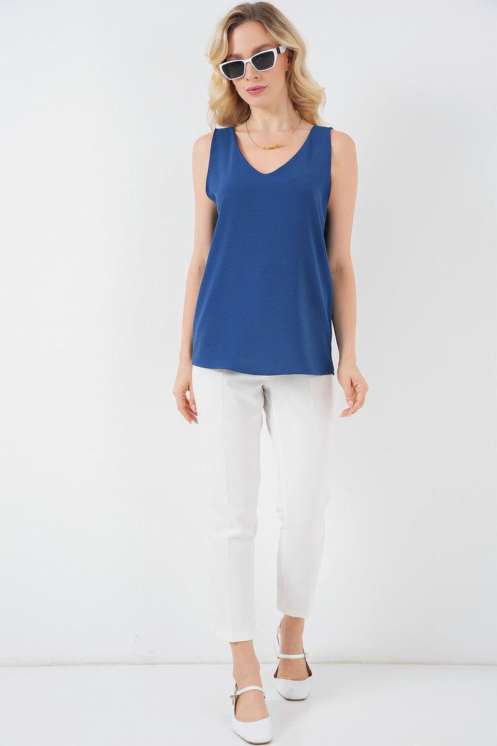 BGD Women V-Neck Sleeveless Blouse 950 - Saks - Spruce Grove