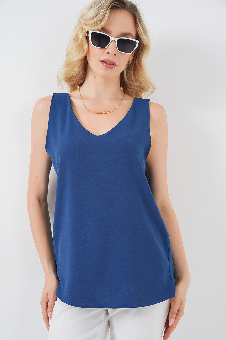 BGD Women V-Neck Sleeveless Blouse 950 - Saks - Spruce Grove