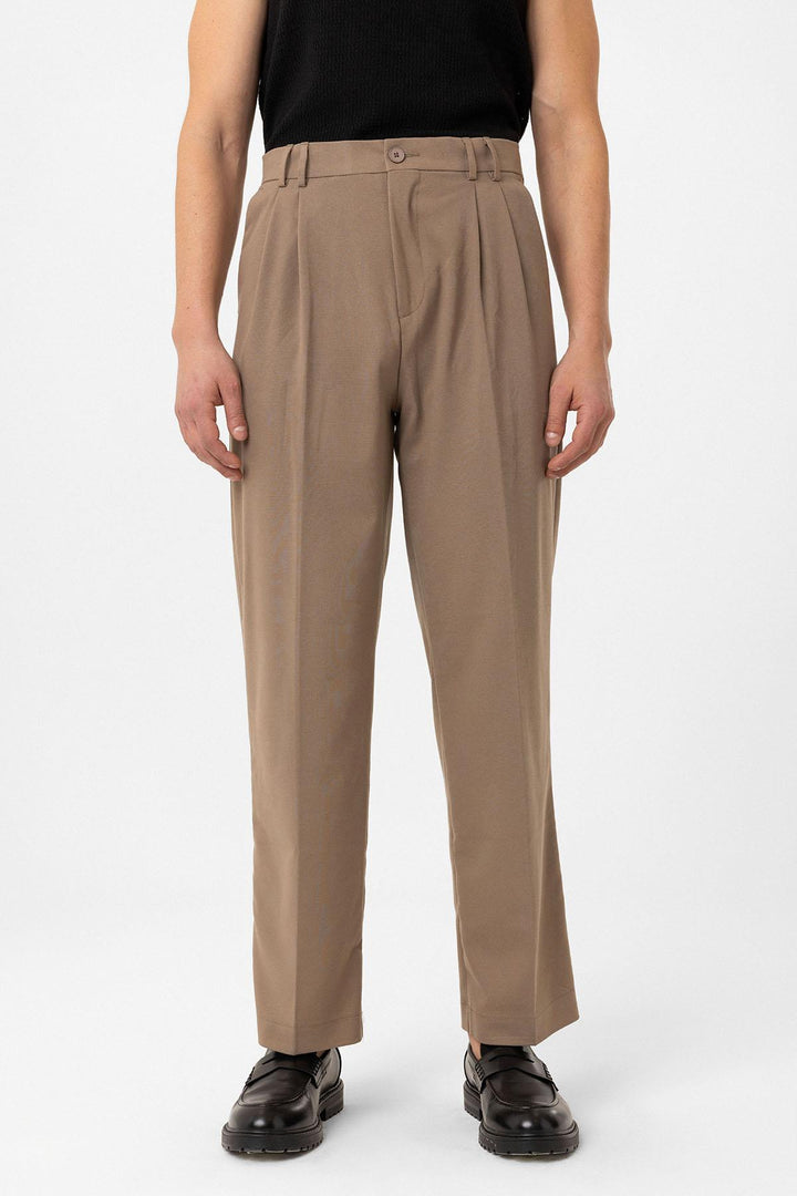 ANT Antioch Mink Double Pleated Baggy Fit Men's Pants - San Germán