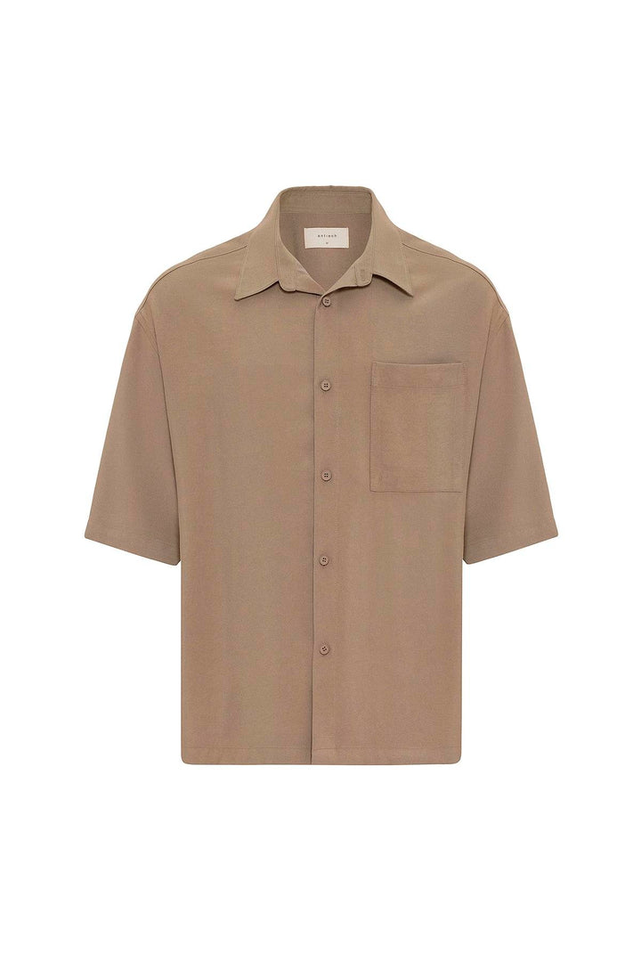ANT Antioch Mink Relaxed Short Sleeve Men's Shirt - Târgu Jiu