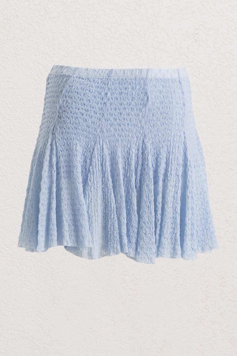 BSL Women Flounced Lace Mini Short Skirt - Casper