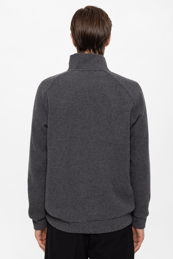 ANT Half Zipper High Collar Men's Sweater - Tamuín