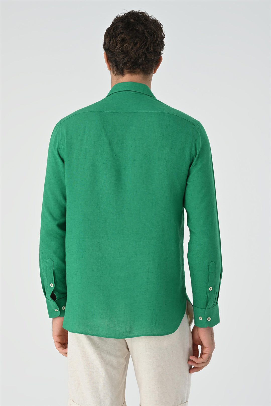 ANT Half Pat Button Closure Long Sleeve Men's Shirt - Kiel