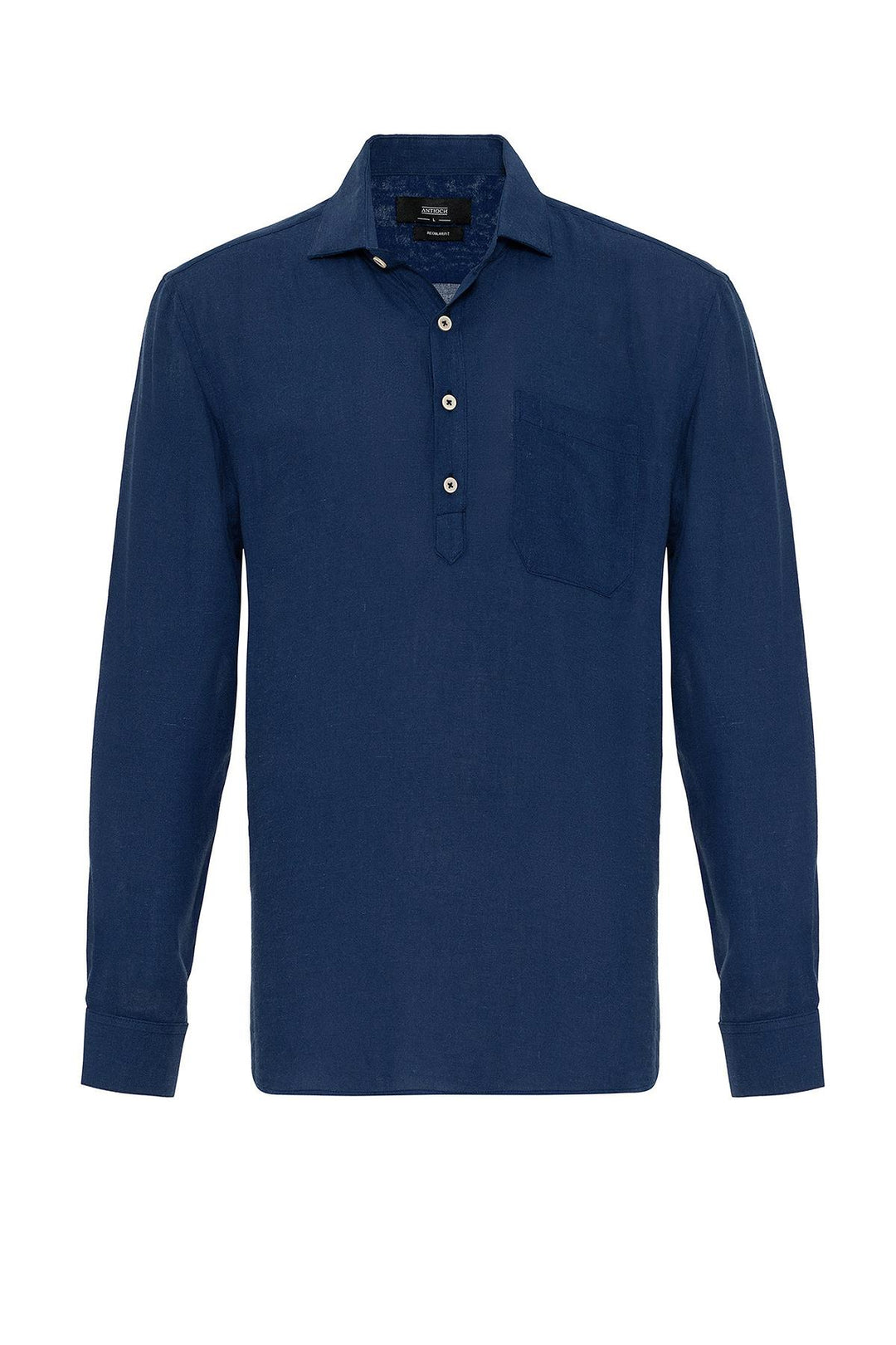 ANT Half Pat Button Closure Long Sleeve Men's Shirt - The Acreage