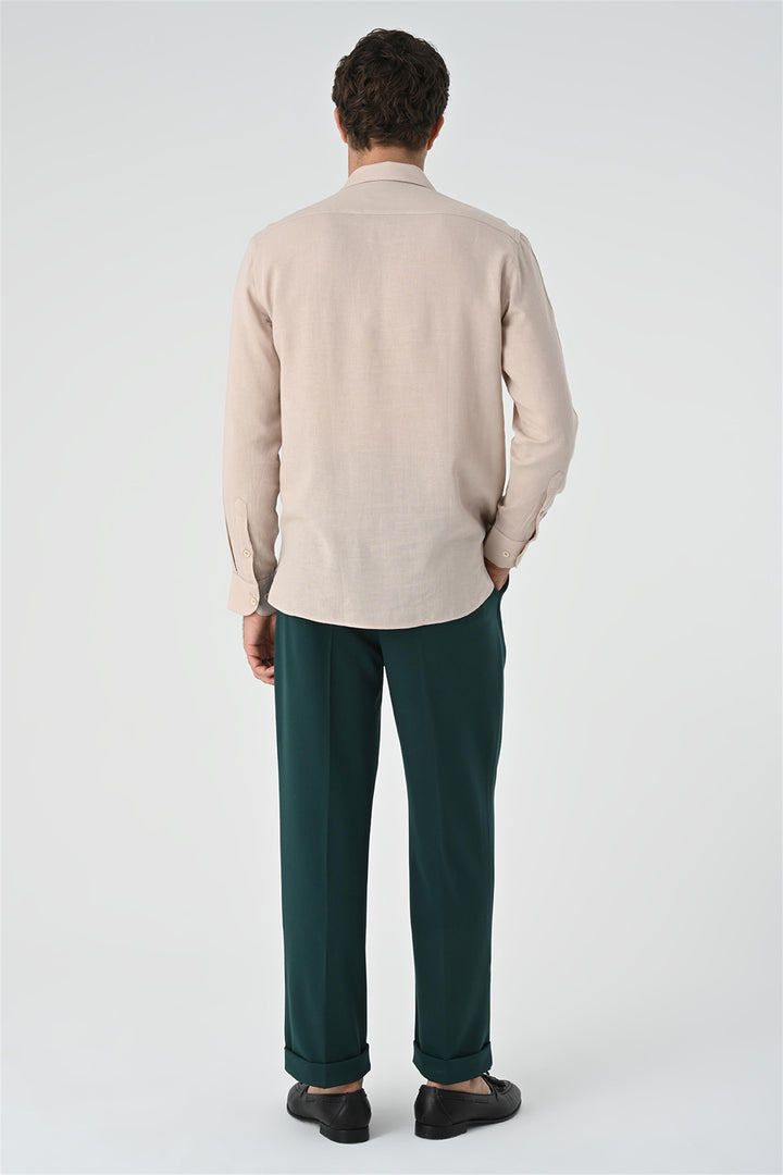 ANT Half Pat Button Closure Long Sleeve Men's Shirt - Boise