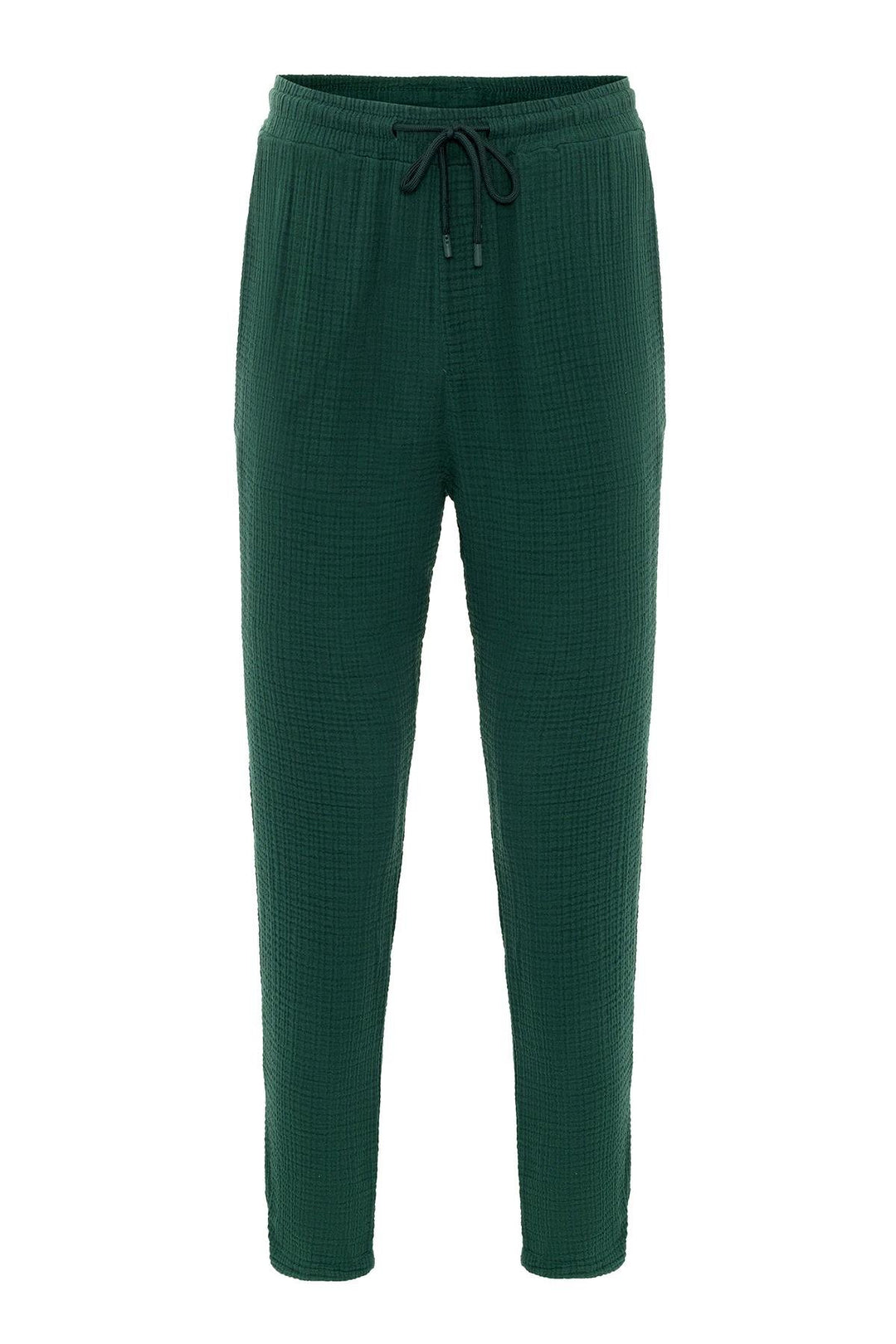 ANT Antioch Green Waist Drawstring High Waist Muslin Fabric Men's Pants - San Clemente