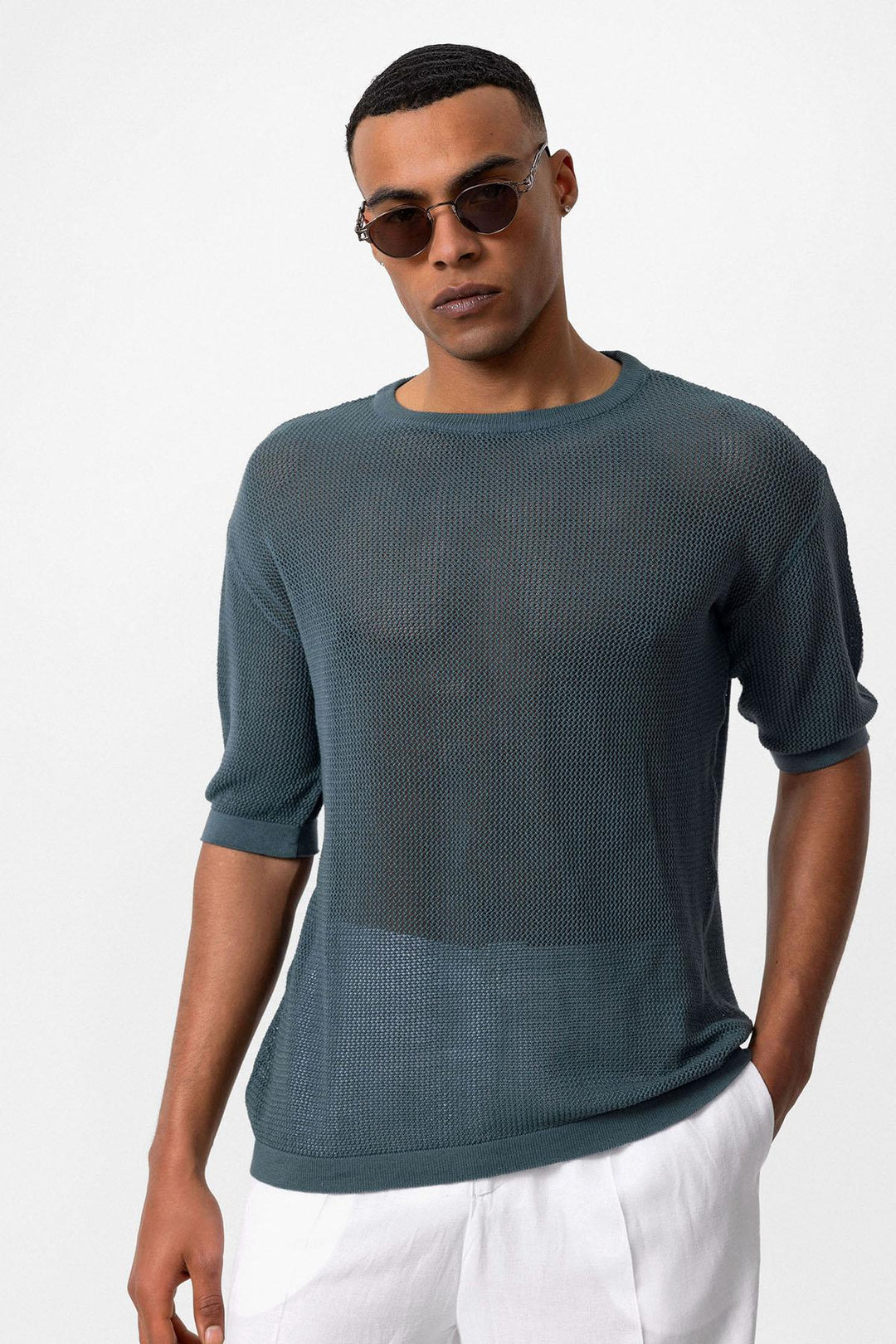 ANT Oversized Openwork Men's T-Shirt - Lansing