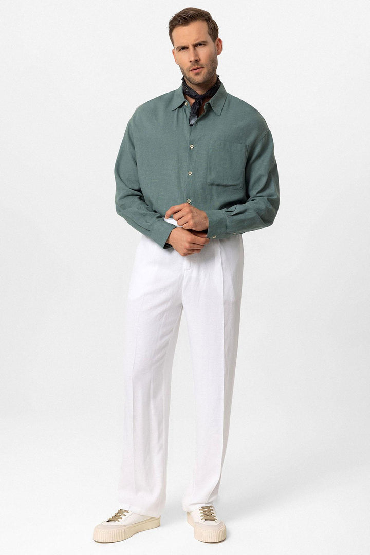 ANT Oversized Long Sleeve Men's Shirt - Catalina Foothills