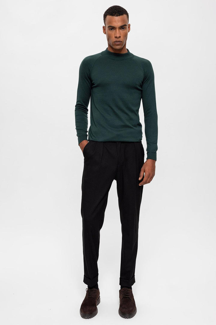 ANT Antioch Green Half-Zip Men's Sweater - Lewisville