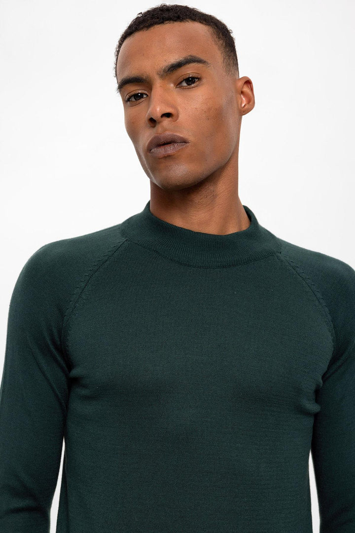 ANT Antioch Green Half-Zip Men's Sweater - Lewisville
