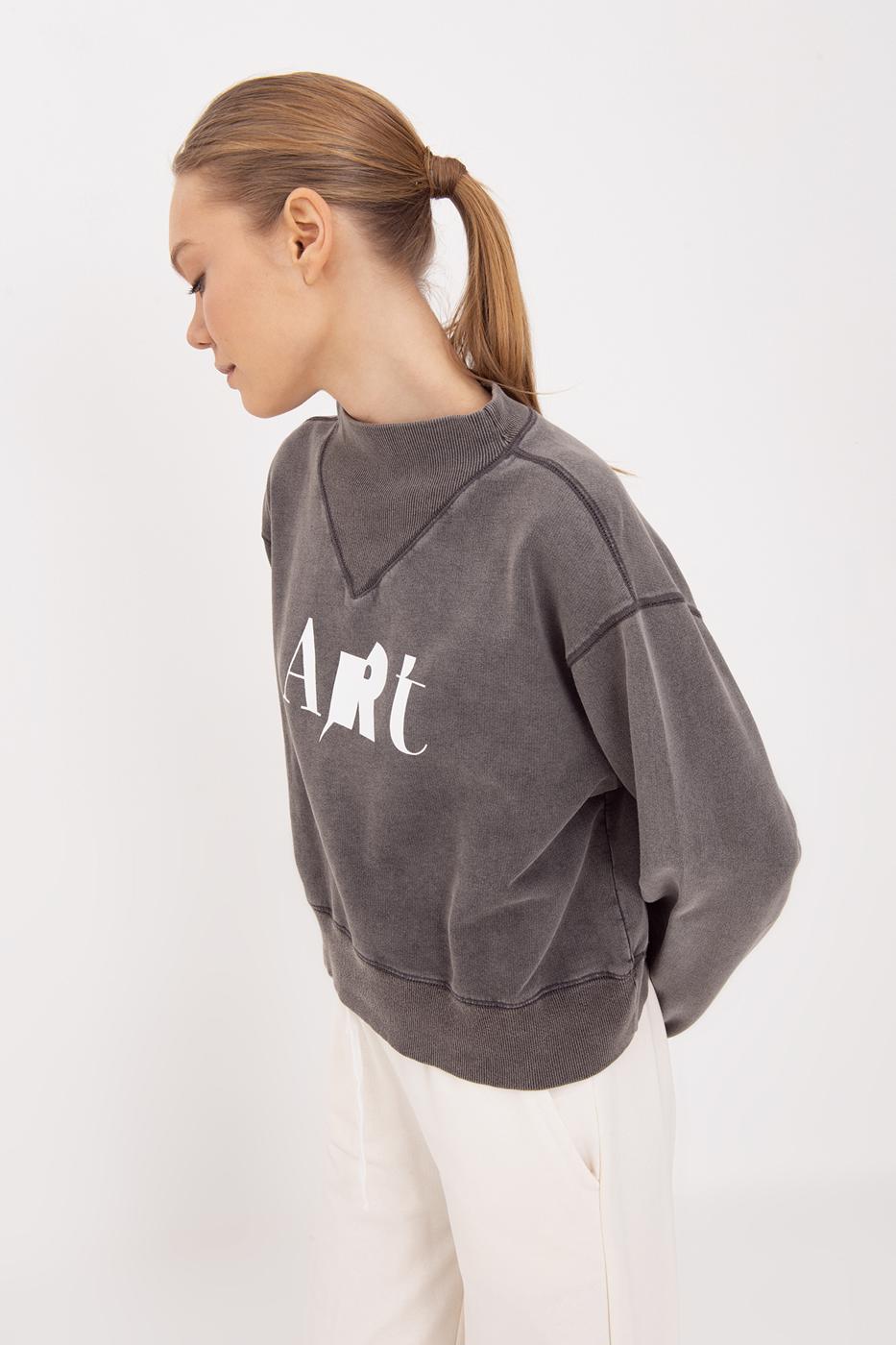 BSL Women Washable Printed Sweatshirt - Pasadena