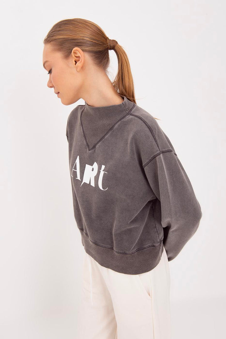 BSL Women Washable Printed Sweatshirt - Pasadena