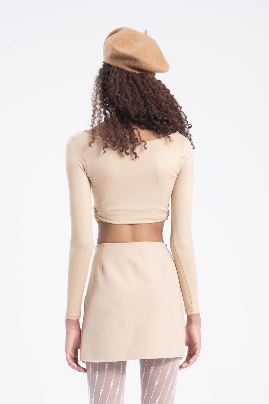 BSL Women Tight mini skirt with slit - Corigliano Calabro