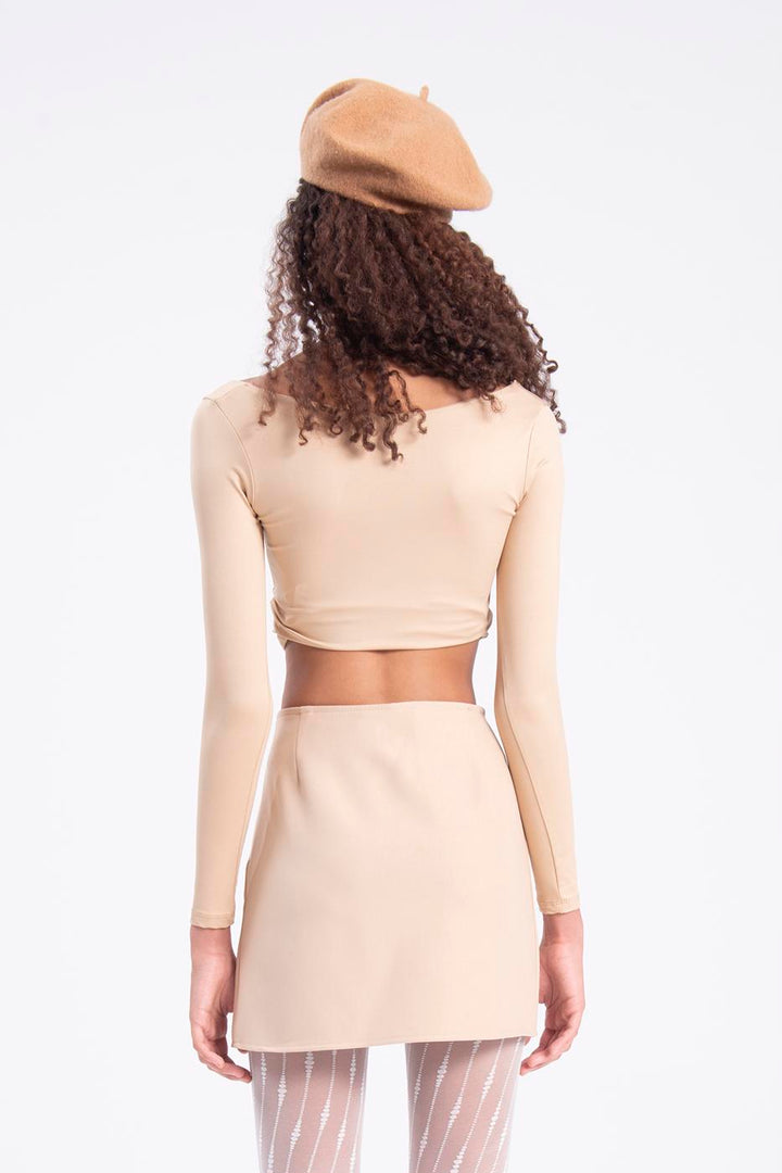BSL Women Tight mini skirt with slit - Corigliano Calabro