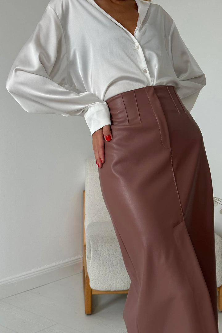 ELS Slit Decorated Skirt - Powder - Norwich
