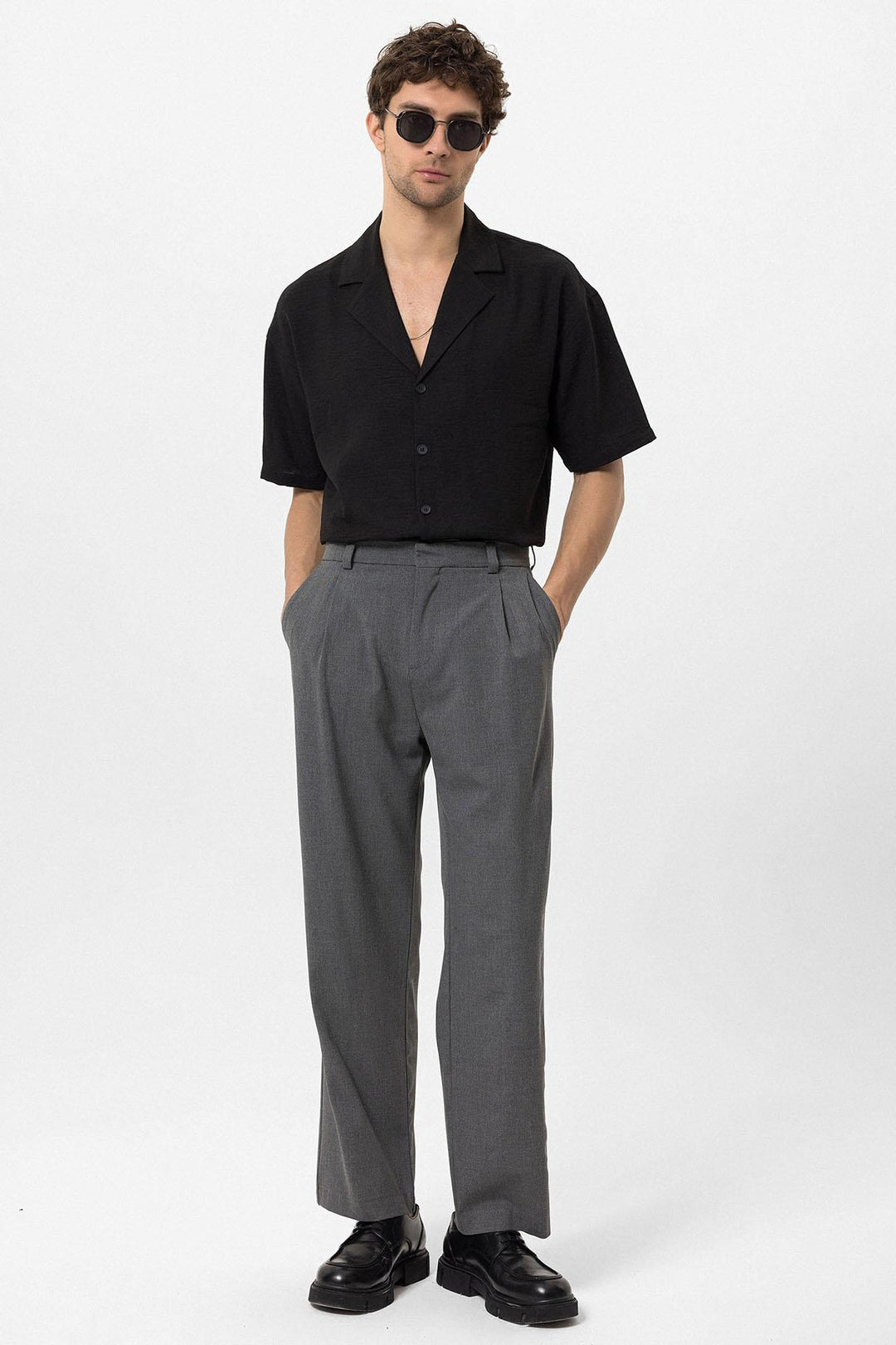ANT High Waist Baggy Men's Trousers - Vannes