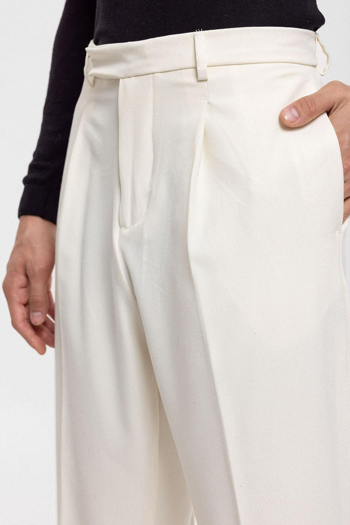 ANT High Waist Zippered Men's Trousers - Strood