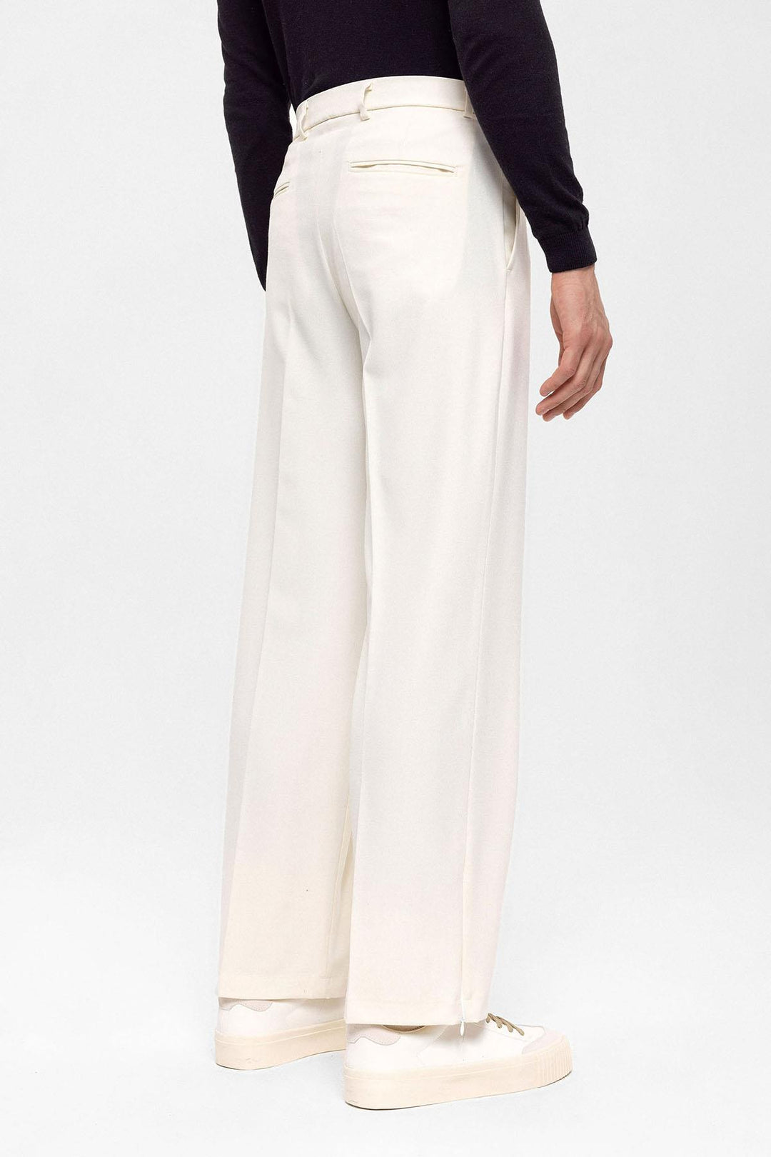 ANT High Waist Zippered Men's Trousers - Strood