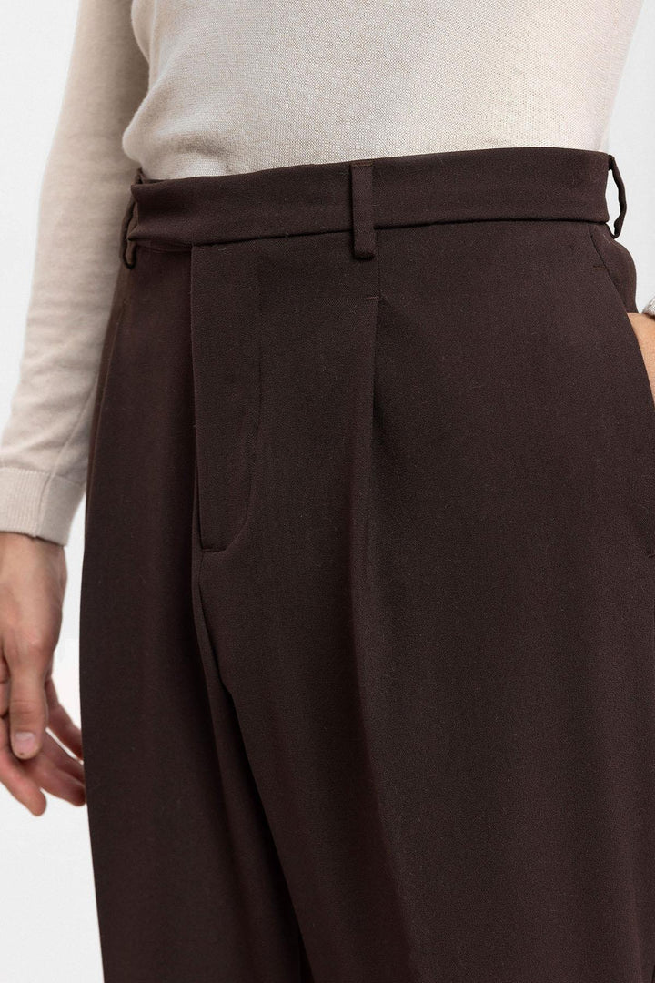 ANT High Waist Zippered Men's Trousers - Tepic