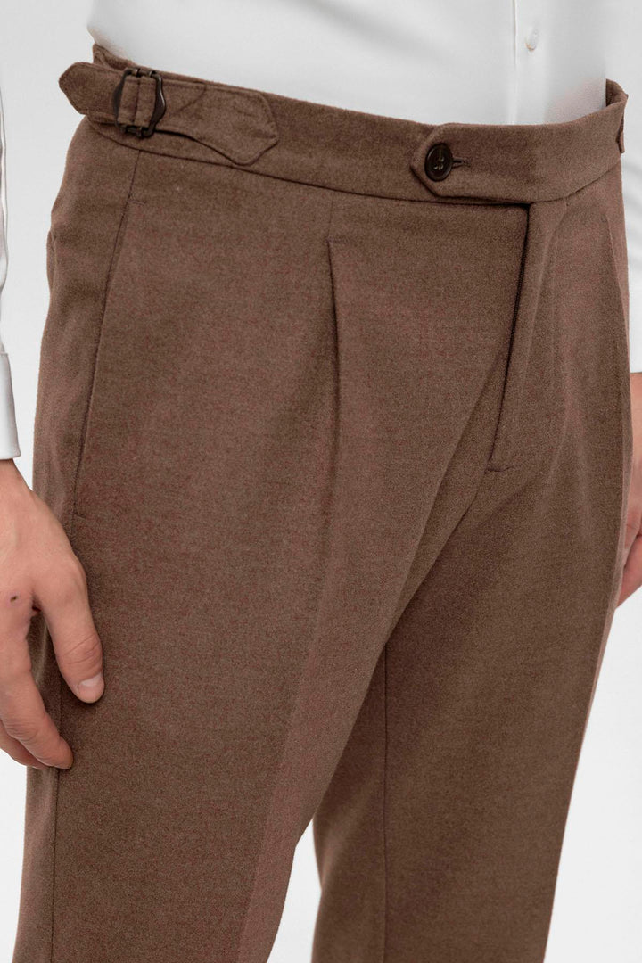 ANT High Waist Pleated Men's Trousers - Marbella