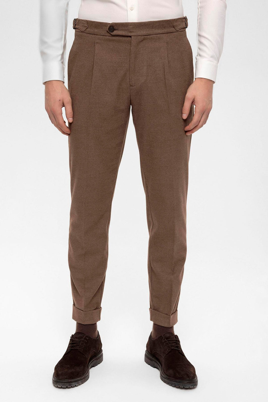 ANT High Waist Pleated Men's Trousers - Marbella