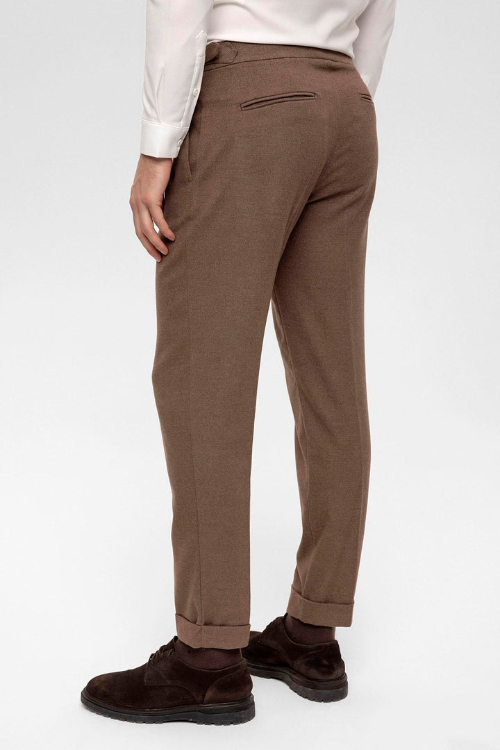 ANT High Waist Pleated Men's Trousers - Marbella