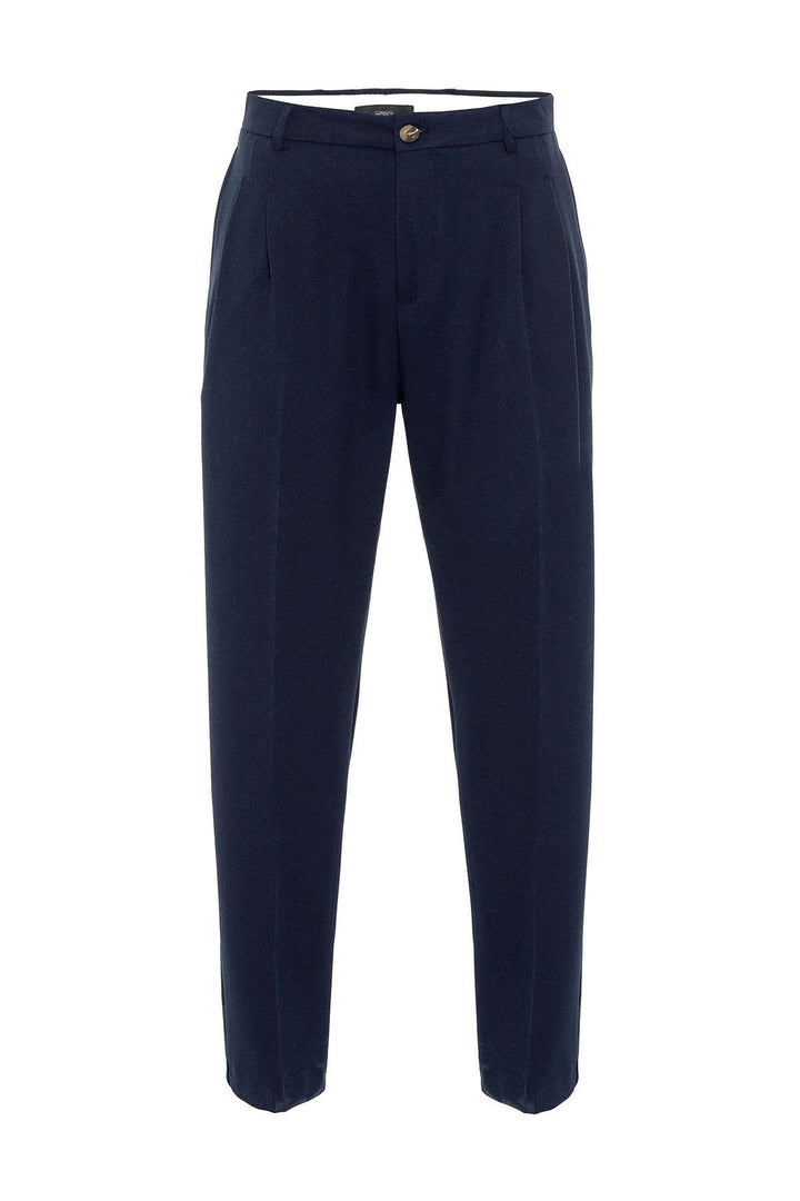 ANT High Waist Pleated Comfortable Fit Men's Trousers - Rialto