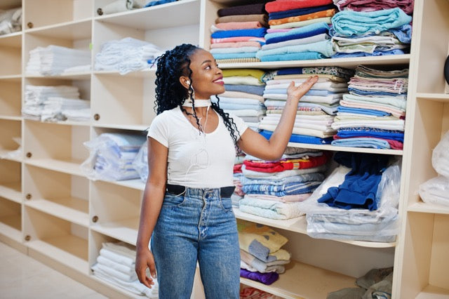 Organizing Bulk Women's Tops and Bottoms for Easy Browsing