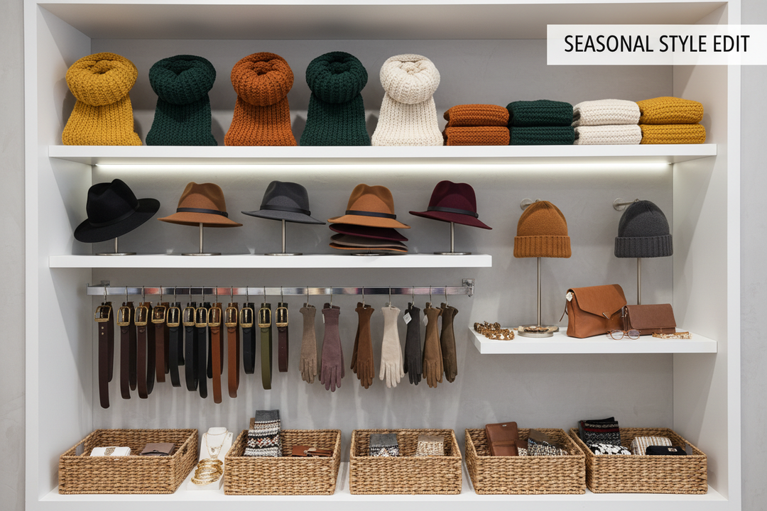 Arranging Seasonal Accessories for Impulse Buys