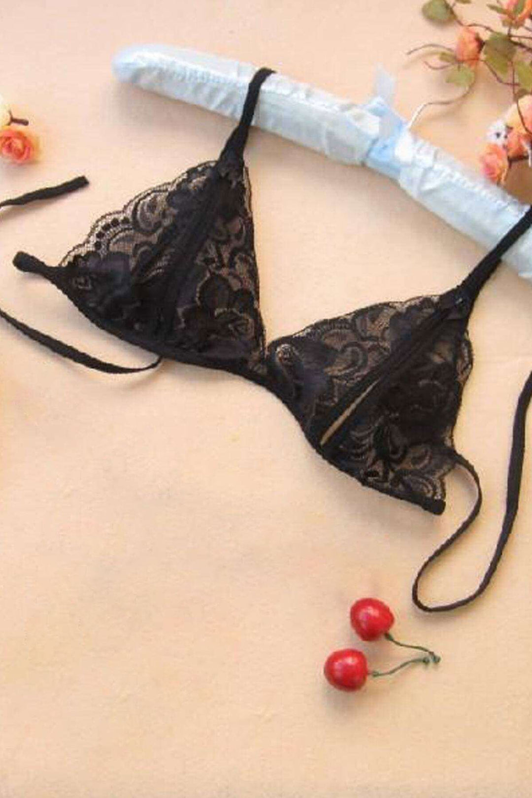 IFO Open Bust Fantasy Bra Black - Almería