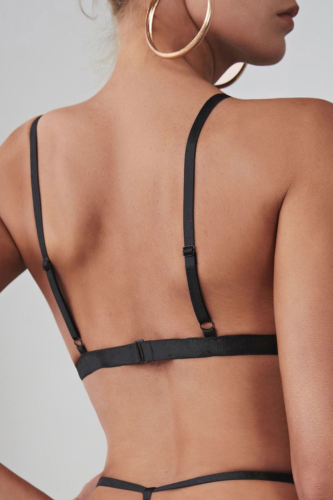 IFO Lace Detailed Bra Black - Chornomorsk